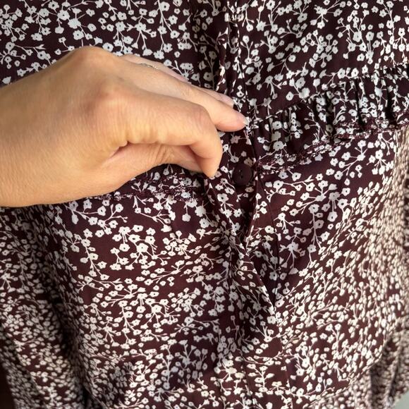 Rebecca Minkoff Selandra Floral Ruffle Dress- Size Medium - Picture 10 of 16